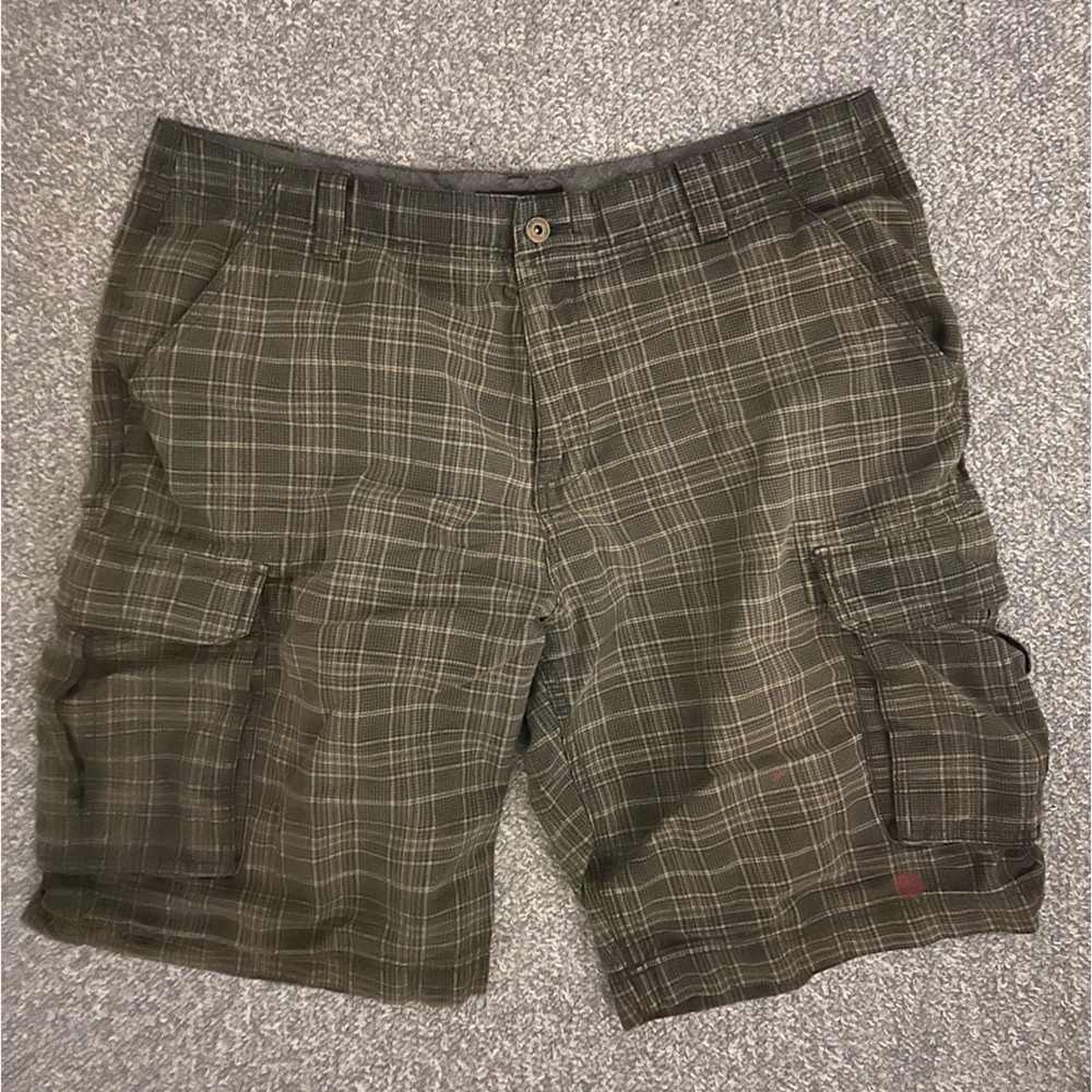 Green Cargo Shorts
